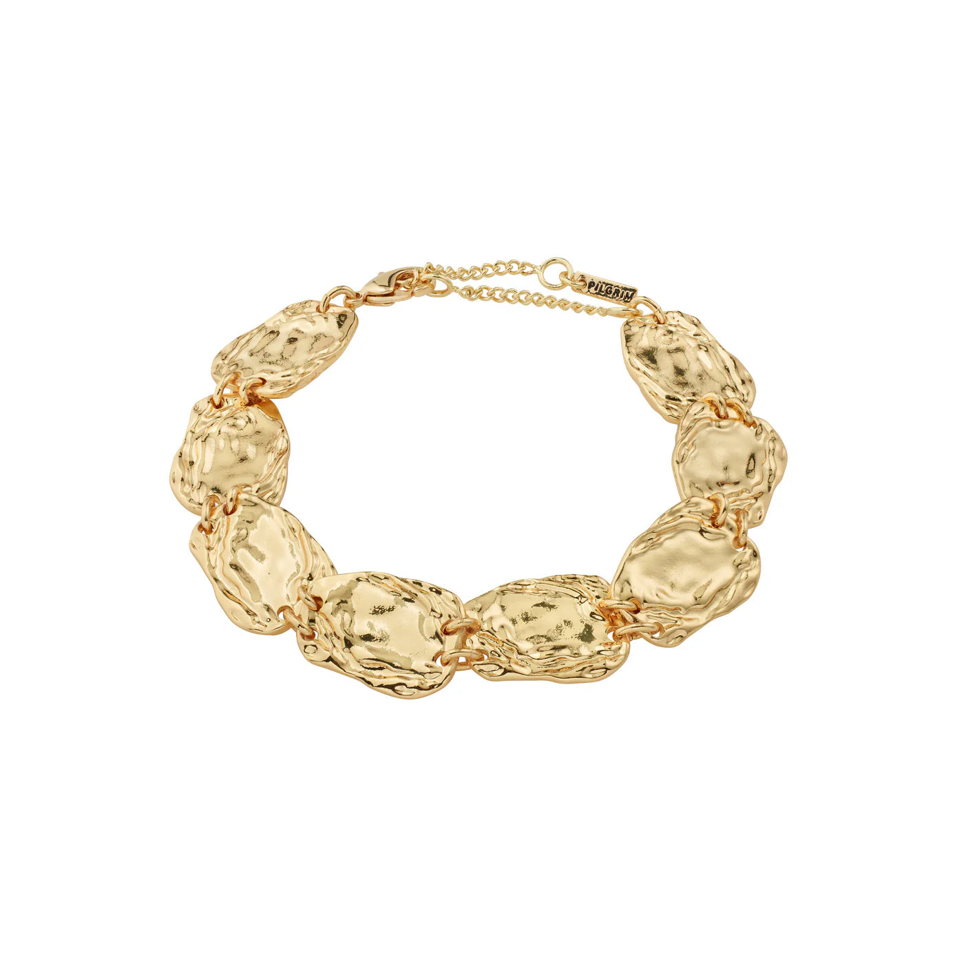 Shift flat bracelet gold