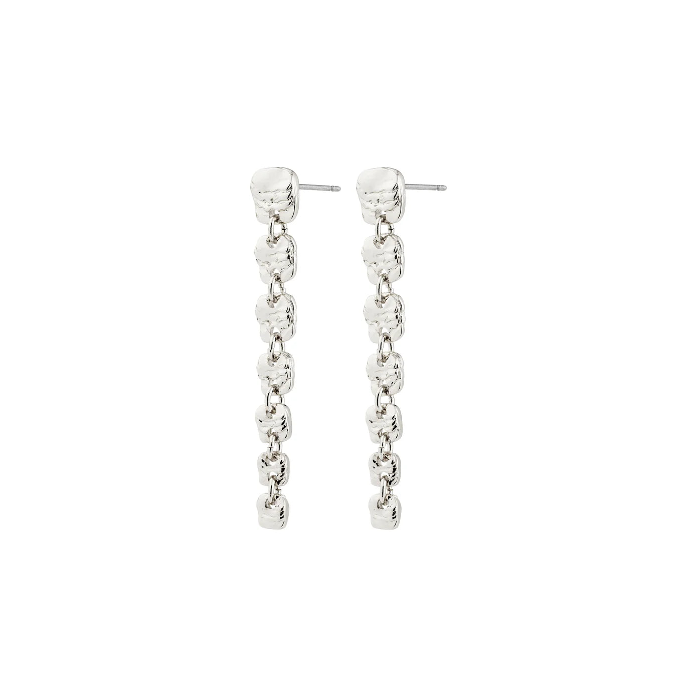Sense drop earring silver
