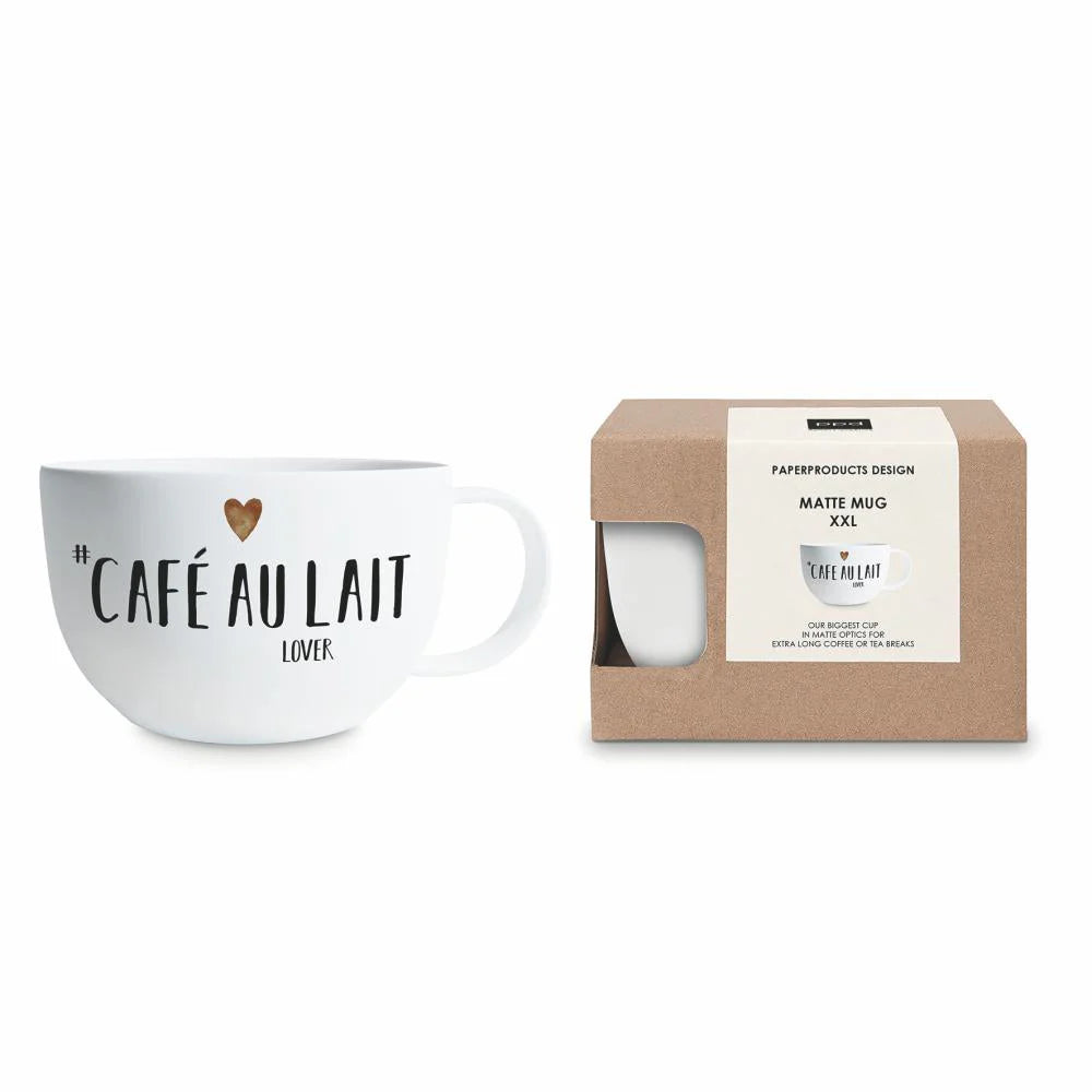 Matte Mug XXL - Café au Lait Lover
