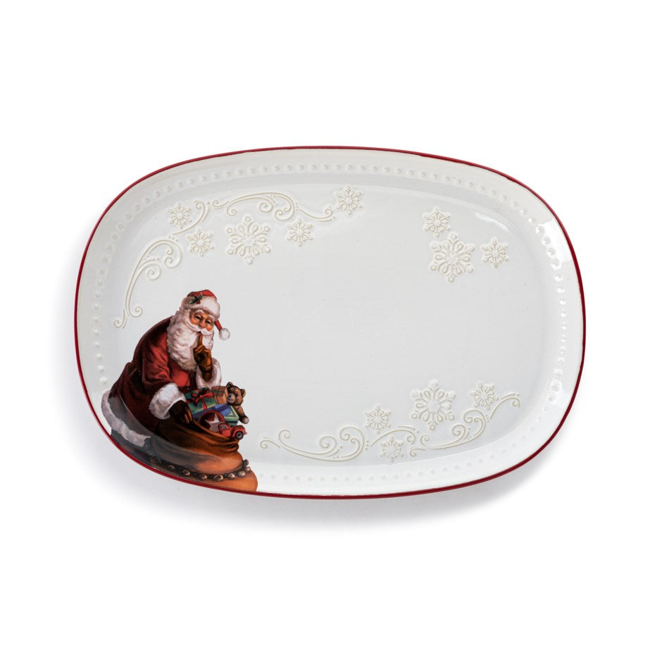 Santa Platter Plate