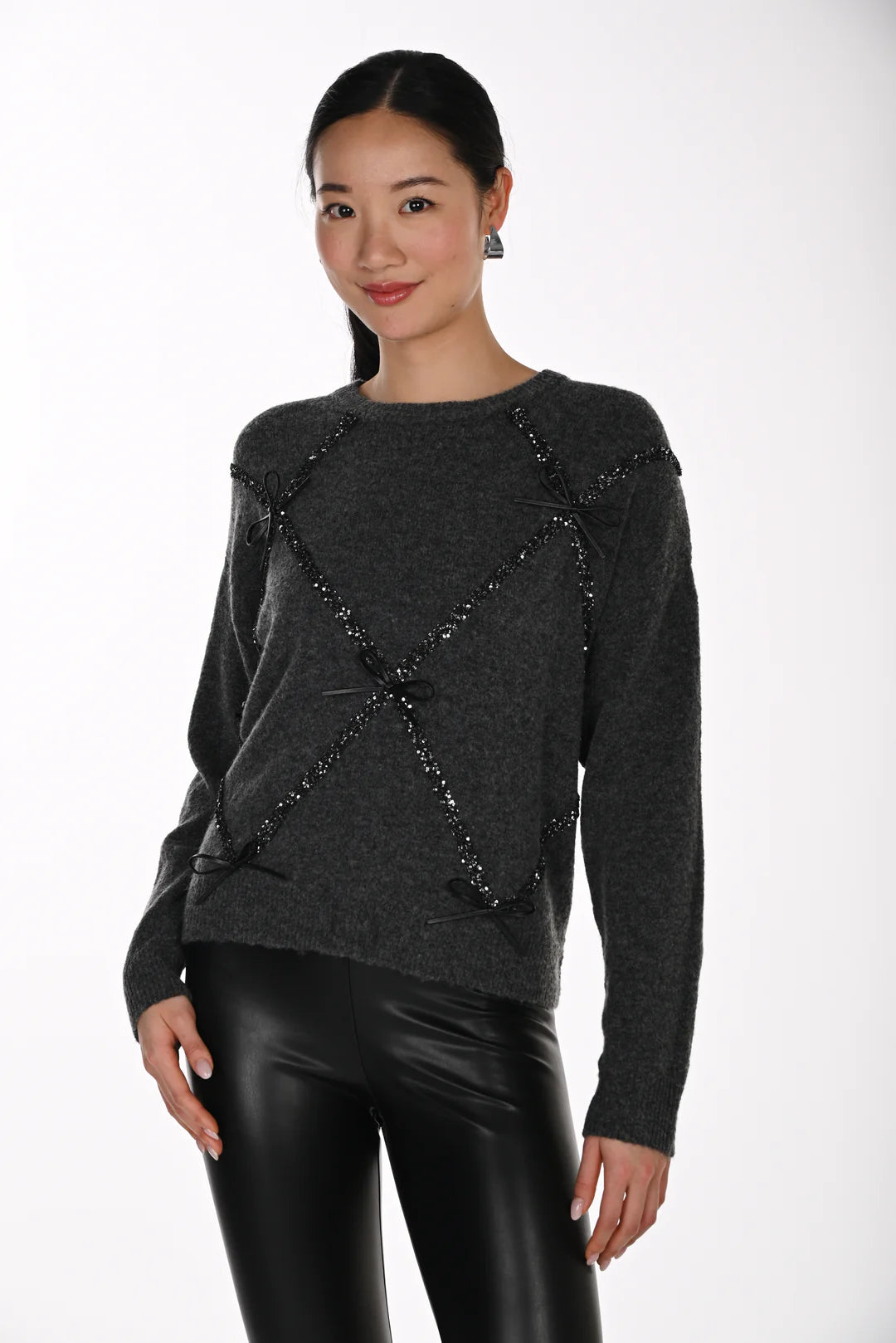264871 Knit Bow sweater