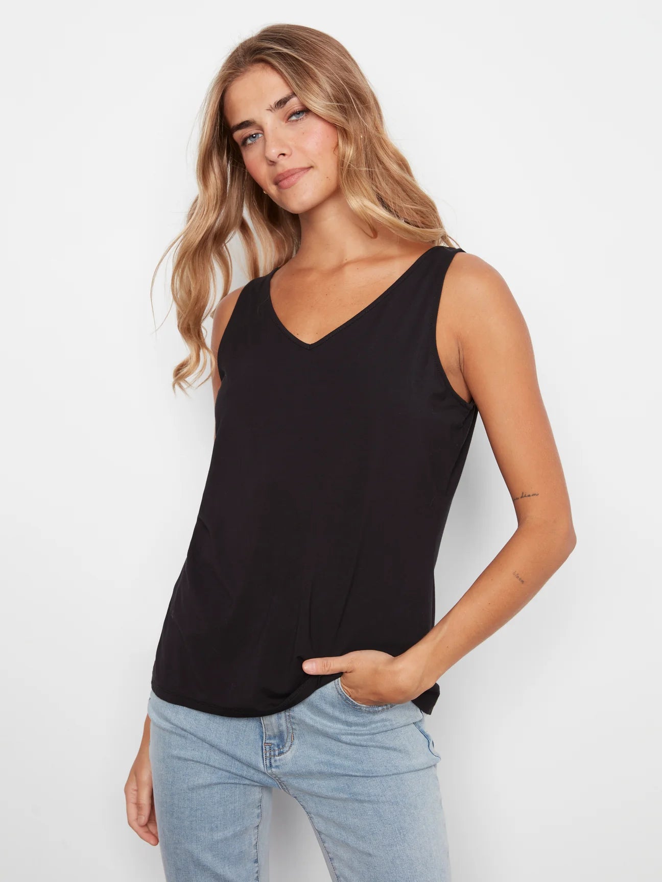 Bamboo Reversible Tank C1243C-730A