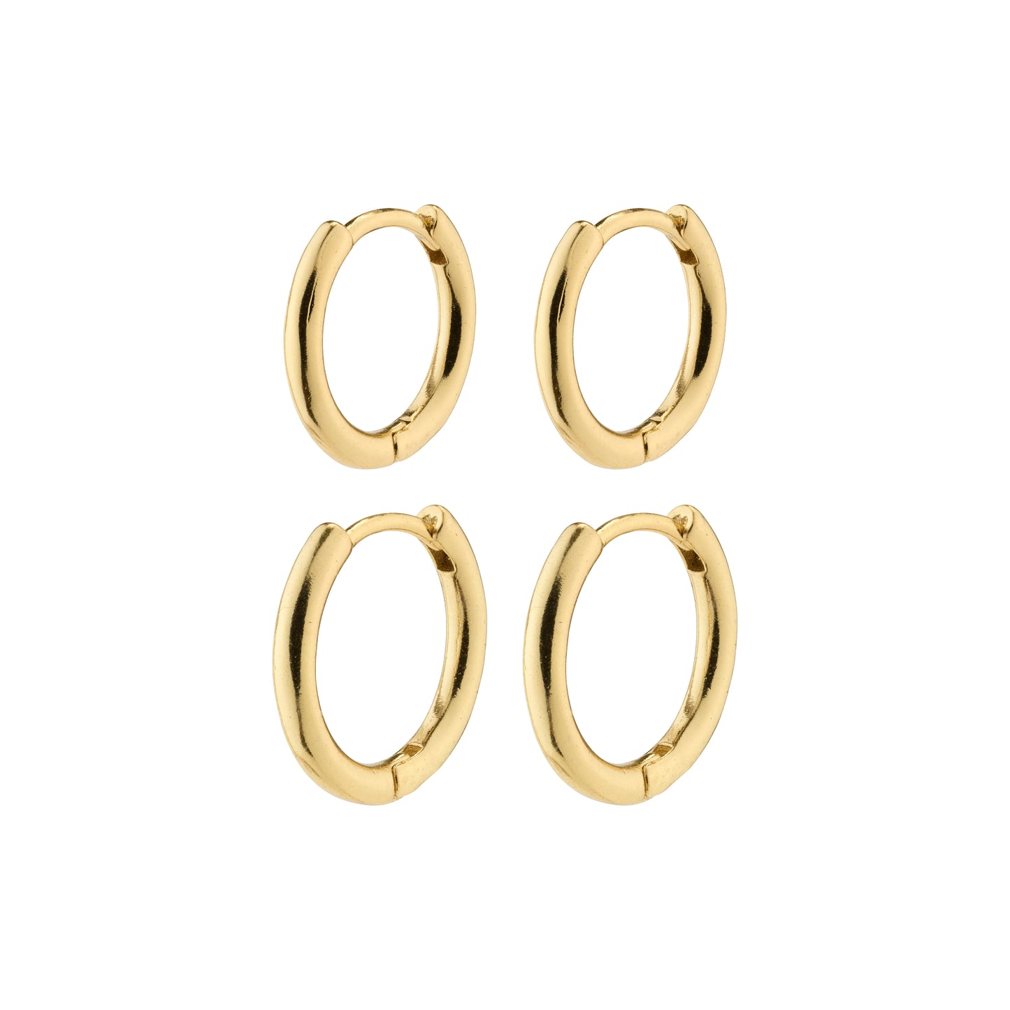 Leaf 2-in-1 Huggie Hoop Set