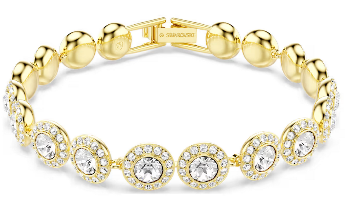 Angelic Tennis Bracelet Gold Swarovski 5505469