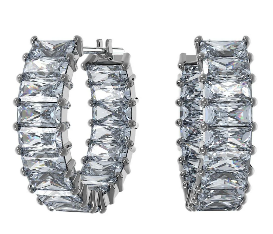 Matrix Hoop Earrings Swarovski 5689681