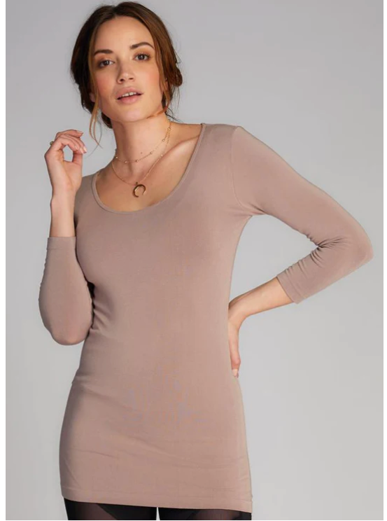 Bamboo 3/4 Sleeve Top