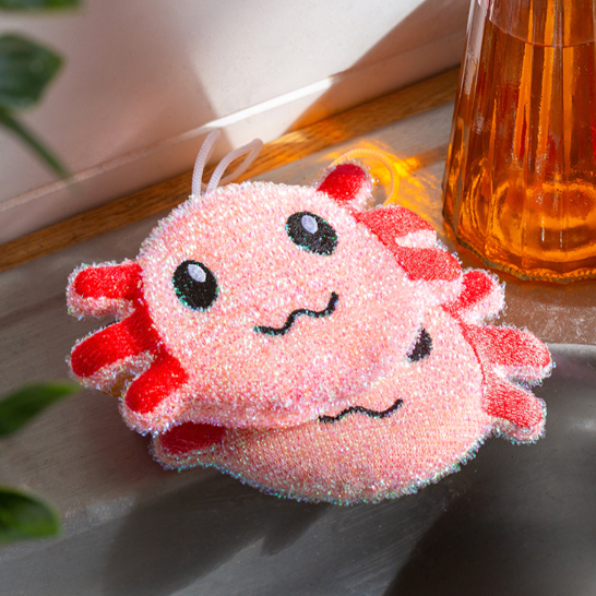 Axolotl Scrub Sponge