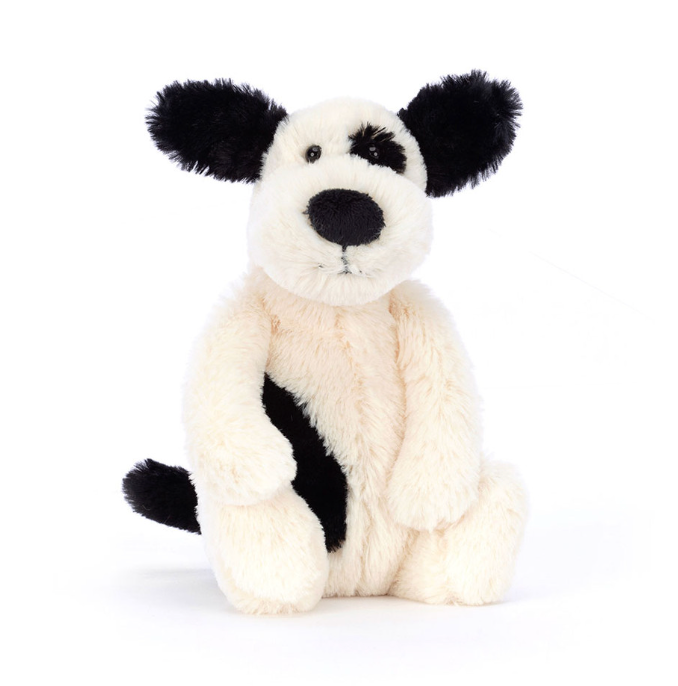Bashful Rufferty Cream & Black Puppy Little