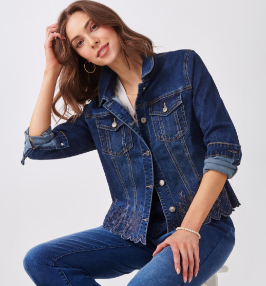 Denim Jacket, Dark Blue