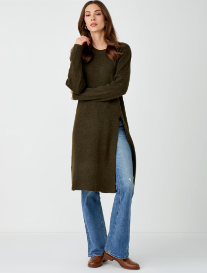 Crew Tunic, Olive