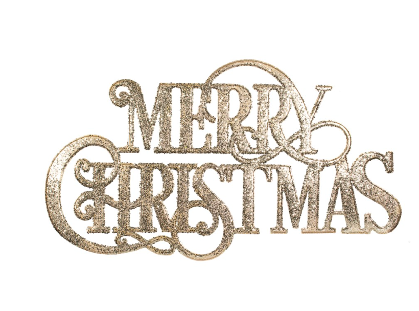 Merry Christmas Sparkle Sign