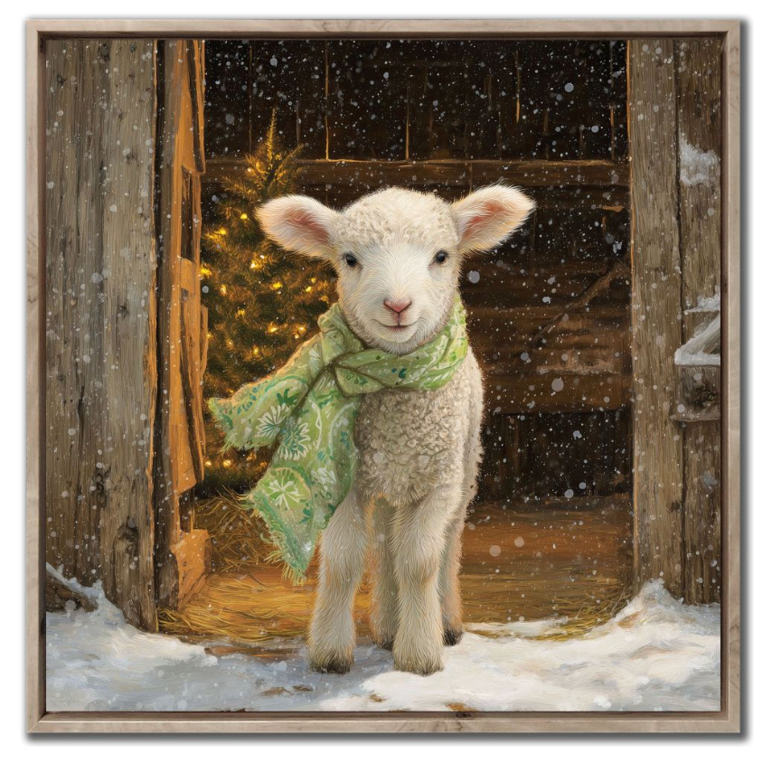 Christmas Lamb Barn