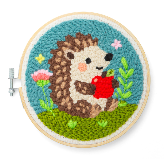 Hedgehog Punch Needle Kit