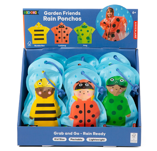 kidoki garden rain poncho