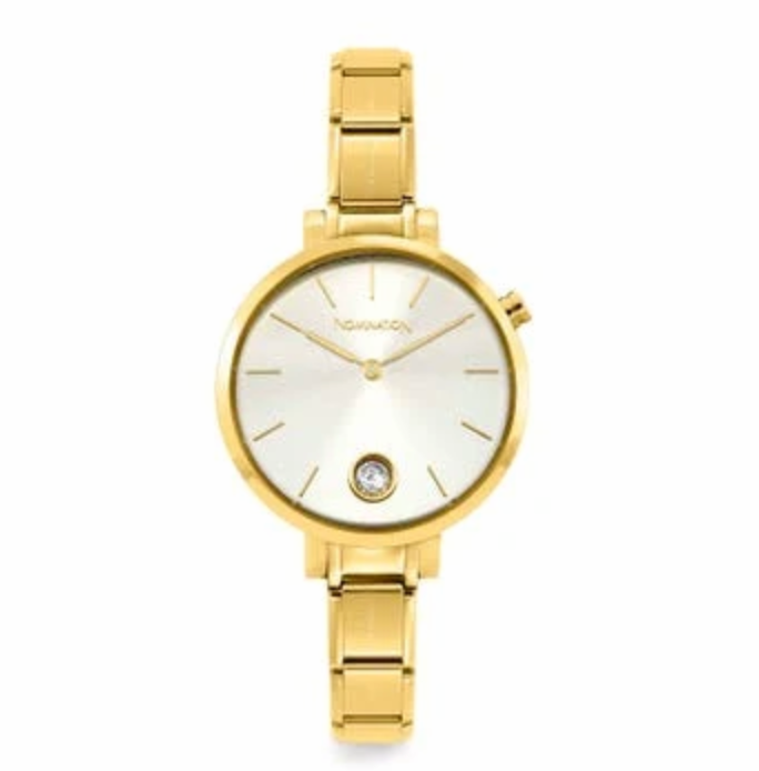 076035/17 Paris Watch, Classic Gold with Zircon
