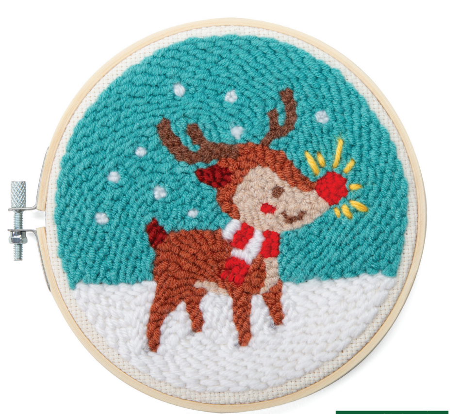 Reindeer Punch Needle Kit