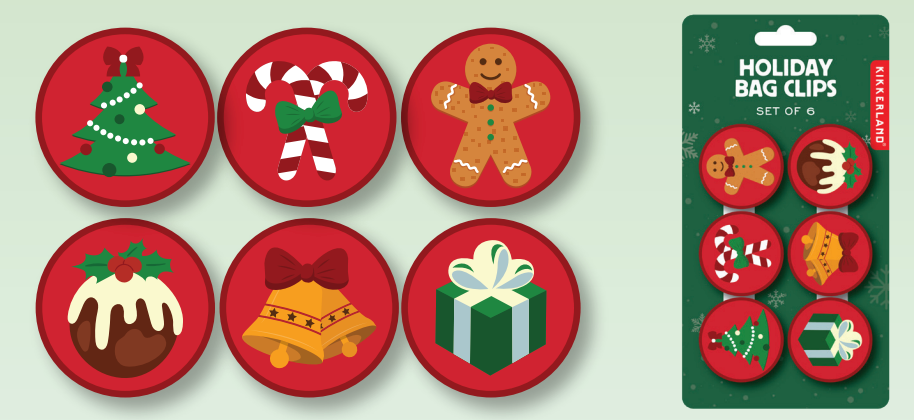 Christmas Bag Clips