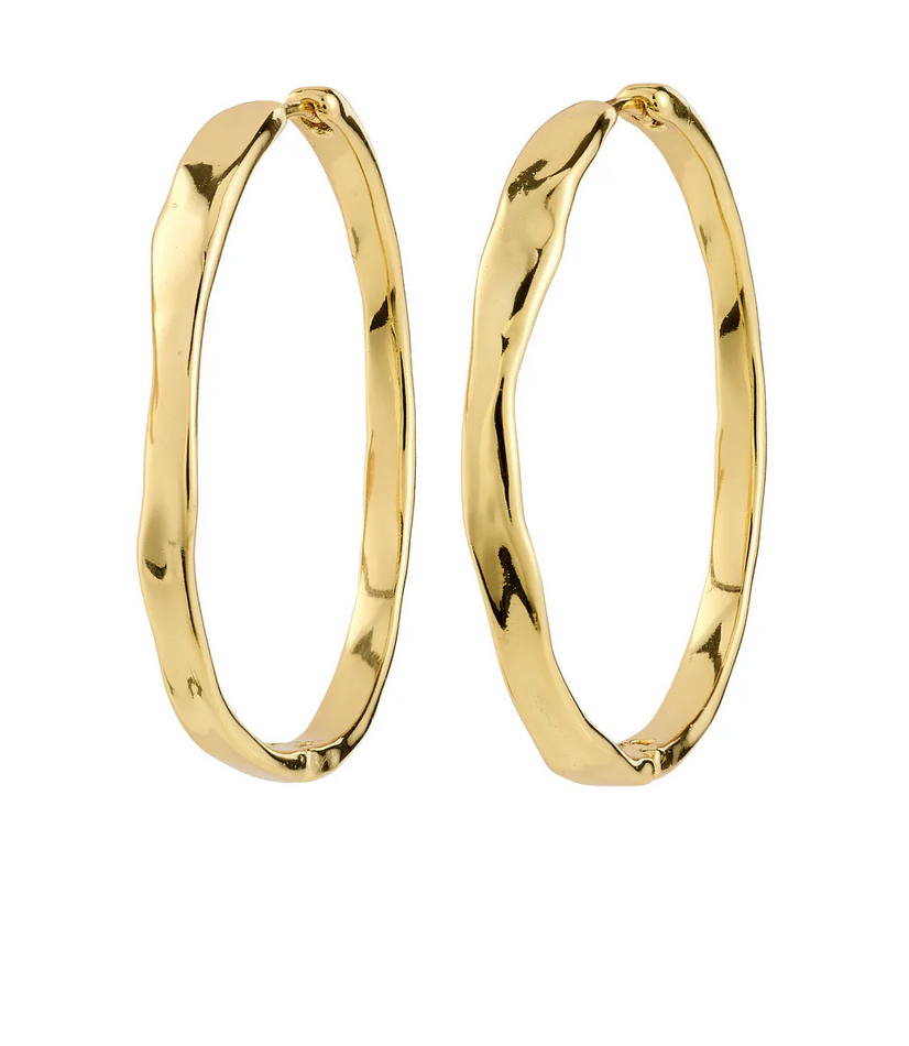 Ember hoop earrings