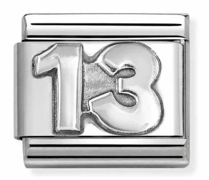 Nomination Italy Composable Link Number in stainless steel