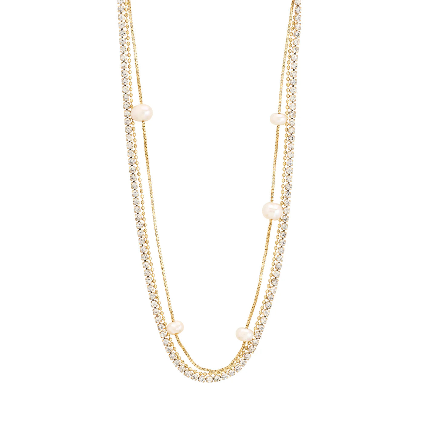 STARLIGHT necklace 3-in-1 gold-plated