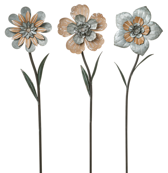 Layered Flower Garden Stake