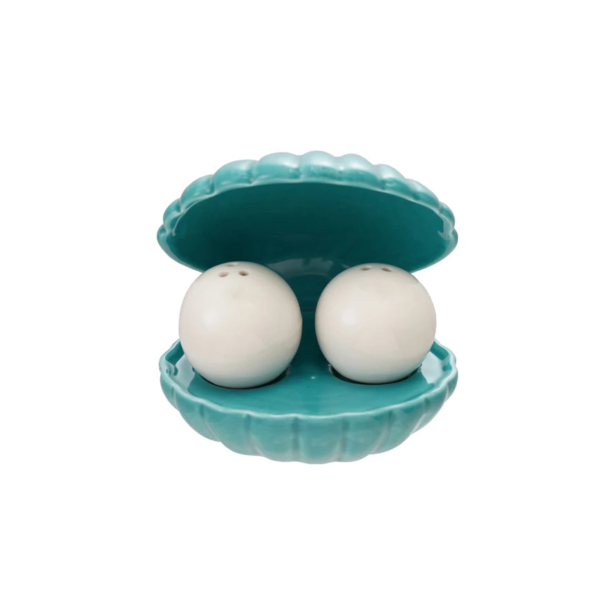Salt & Pepper Shakers with Shell