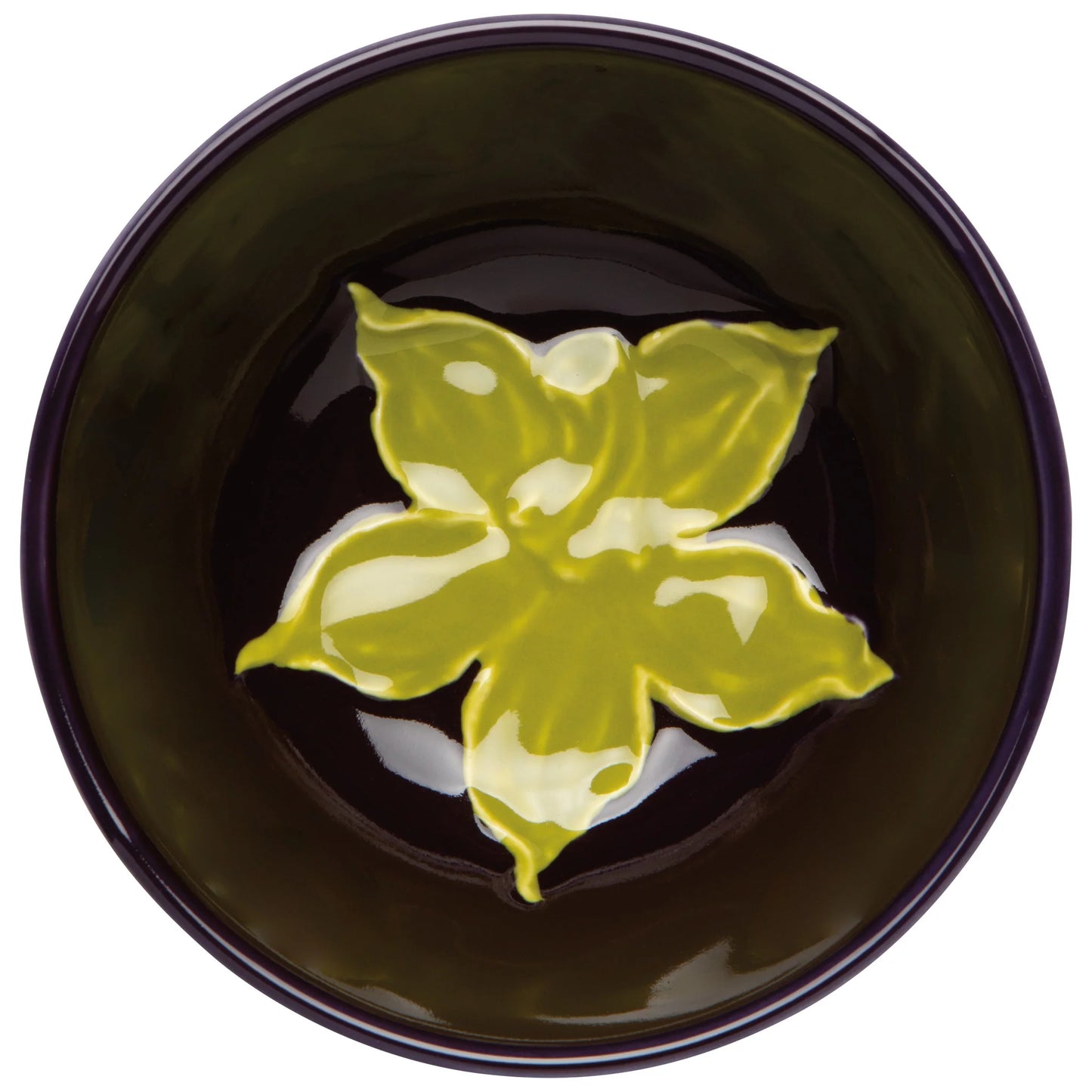 Eggplant Shaped Bowl 4.75 inch