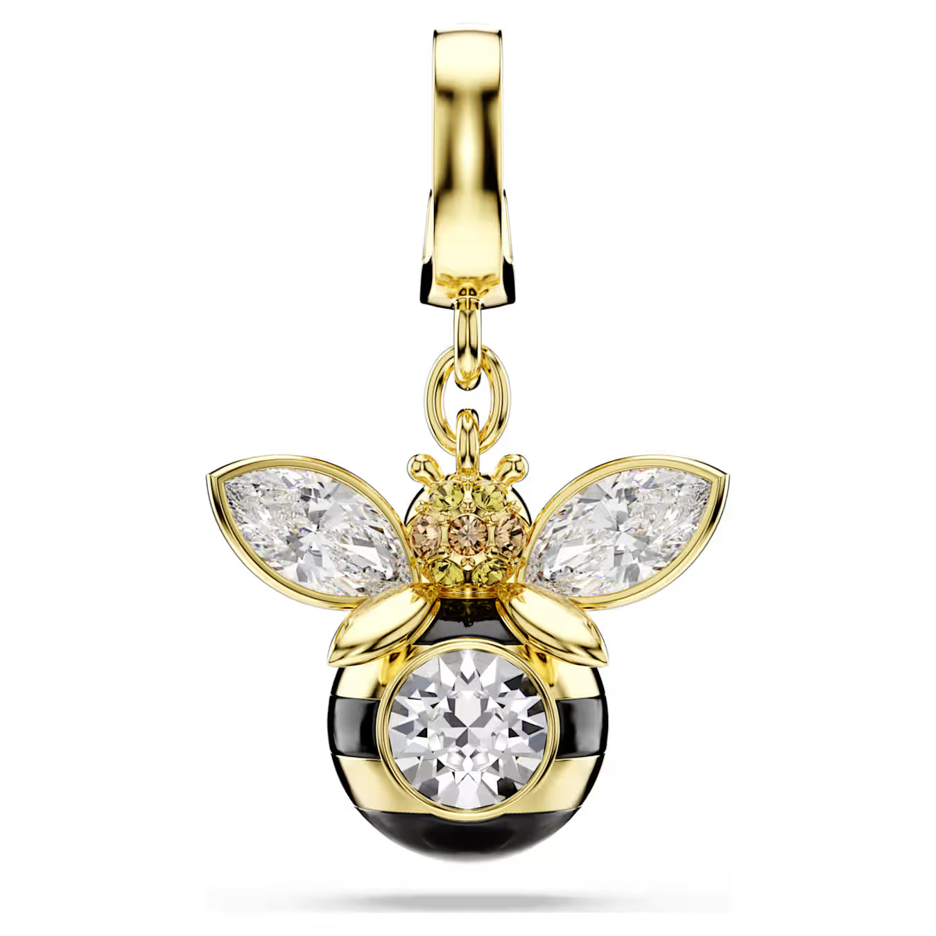 Idyllia charm Mixed cuts, Bee, Multicoloured, Gold-tone plated 5743132