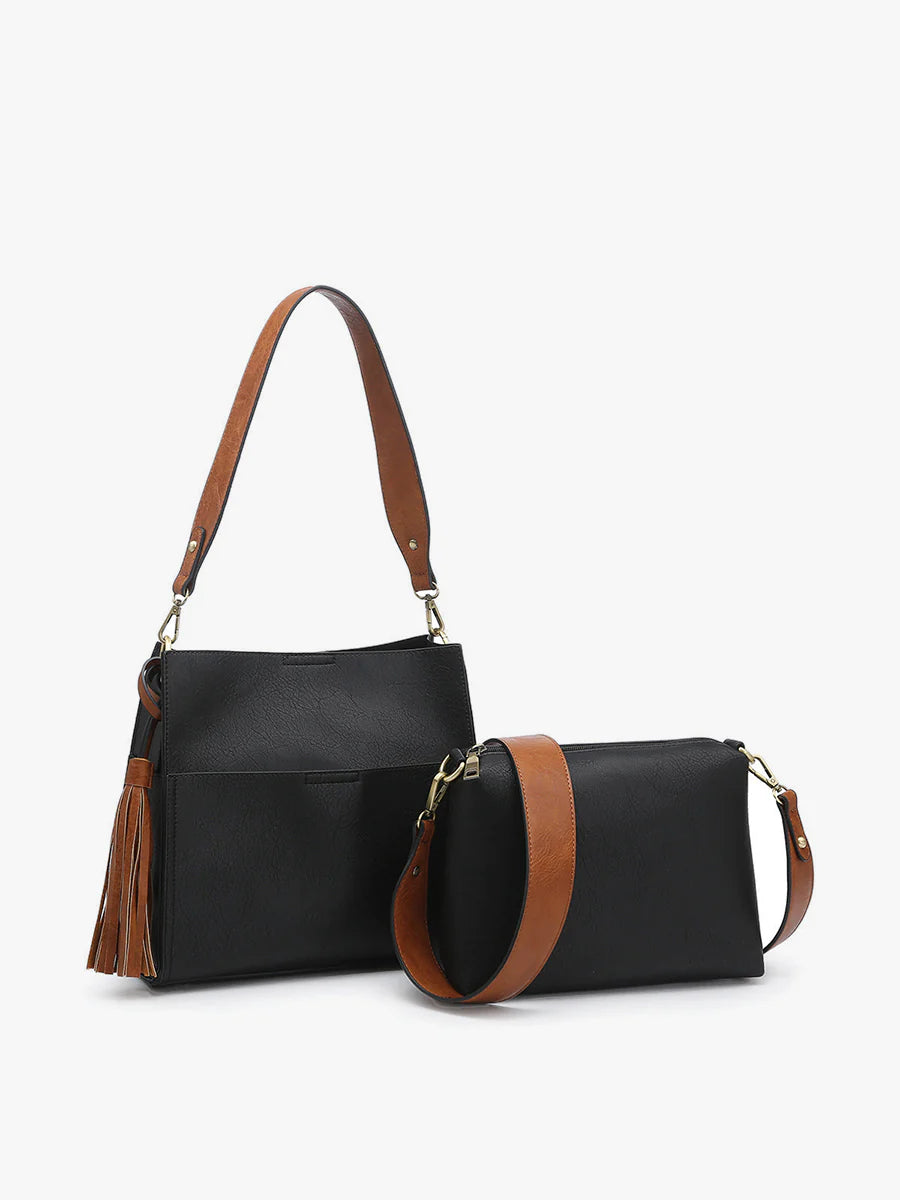 Handbag Lyla 2-in-1 Bucket Bag with Guitar Strap