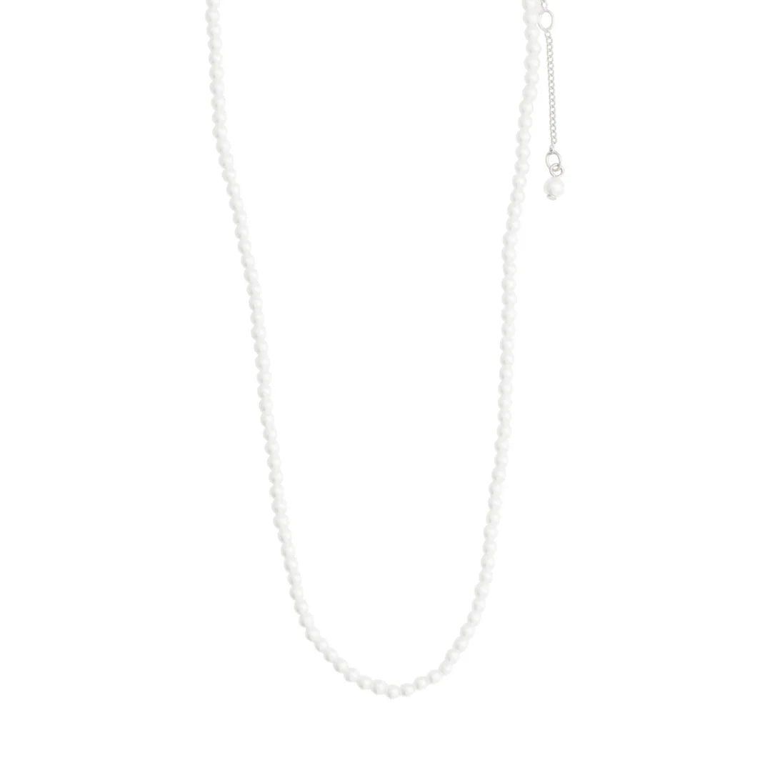 BAKER pearls necklace silver-plated