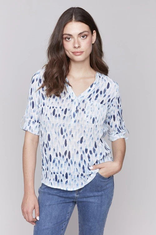 Cotton Gauze Blouse