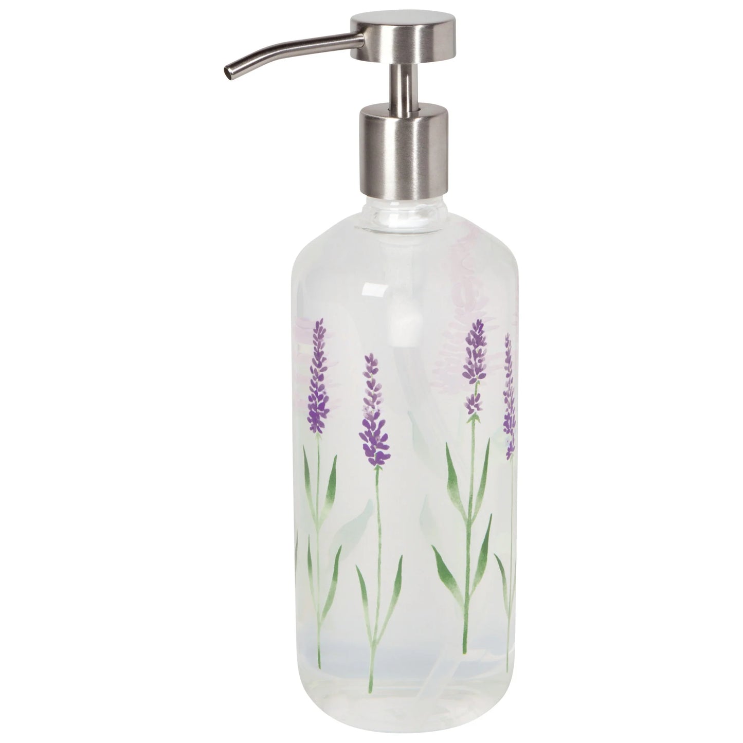 Lavender Glass Soap Pump