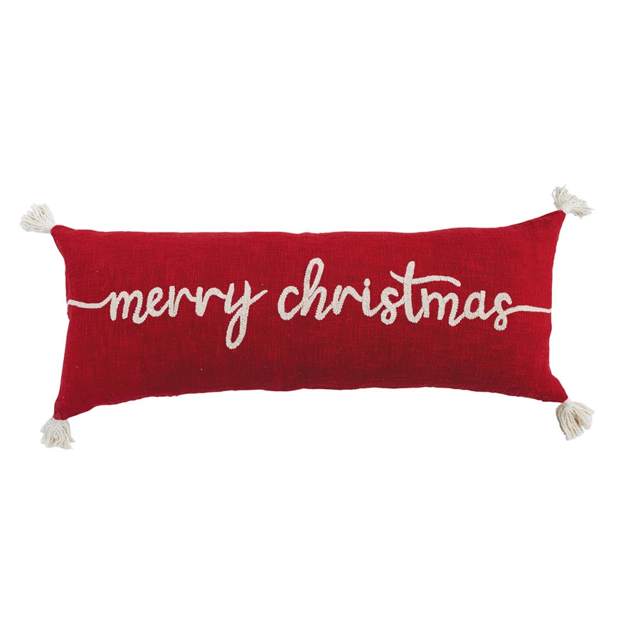 Merry Christmas Lumbar Pillow