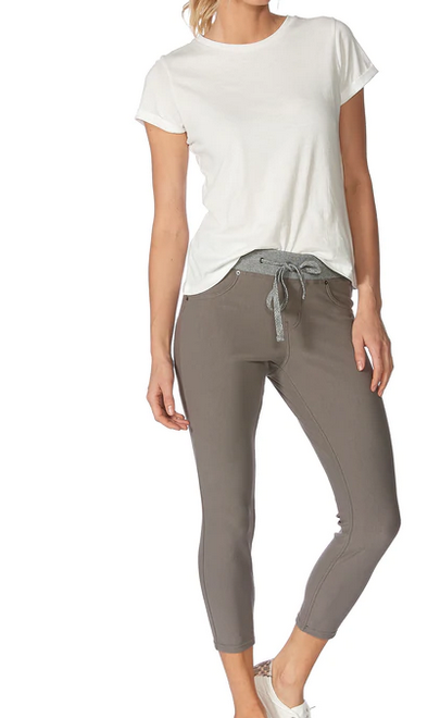 Denim look capri leggings hot sale