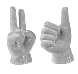 Cement Hand Sign