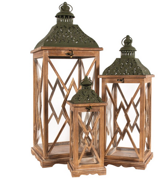 Lantern Brown & Green
