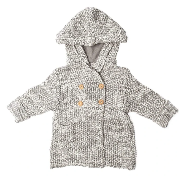 Crochet Knit Hoodie