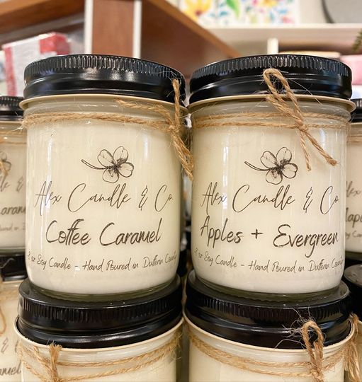 New Candles from Alex Candle & Co