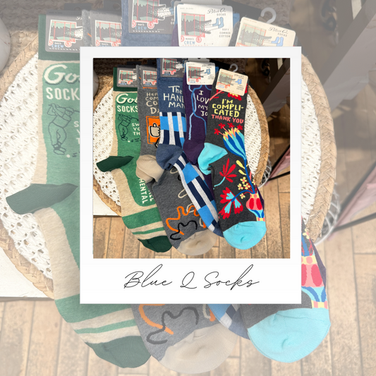 Looking For A Gift That Gives Back? Check Out Blue Q Socks!