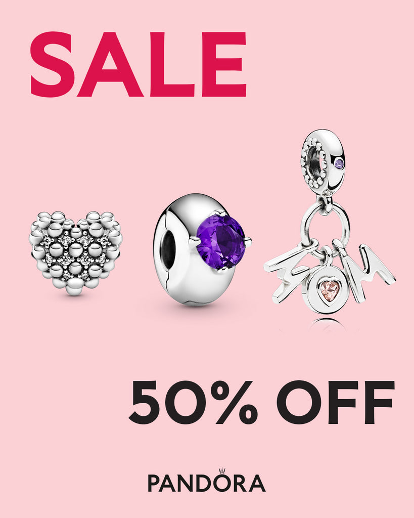 50% off select Pandora items