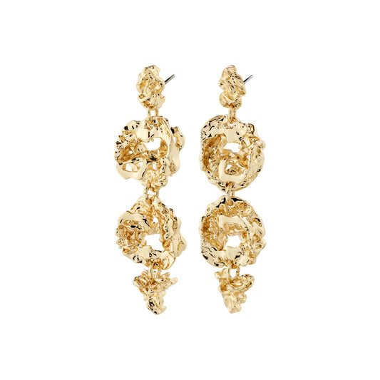 ACT recycled earrings gold-plated SKU 102432013