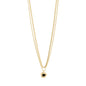 ACT recycled necklace 2-in-1 gold-plated