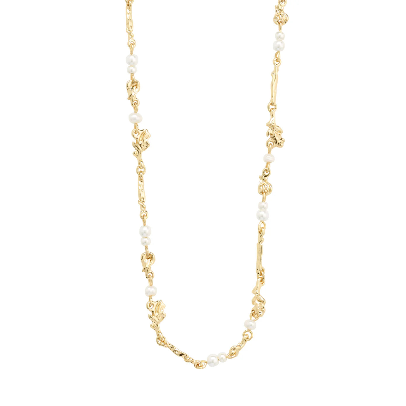 FOCUS recycled necklace gold-plated