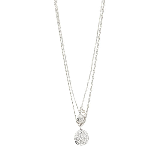 shift necklace 2 in 1 silver