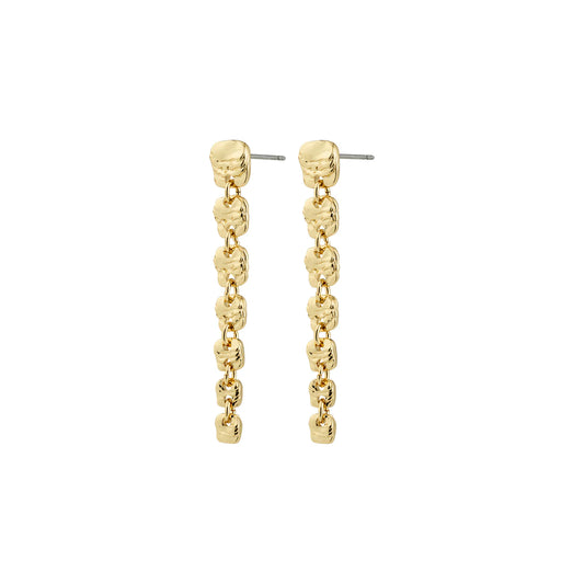 Sense drop earring gold