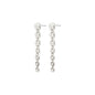 Sense drop earring silver