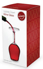 Upside down wine glass