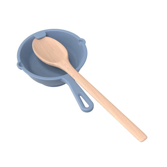 Pan spoon holder