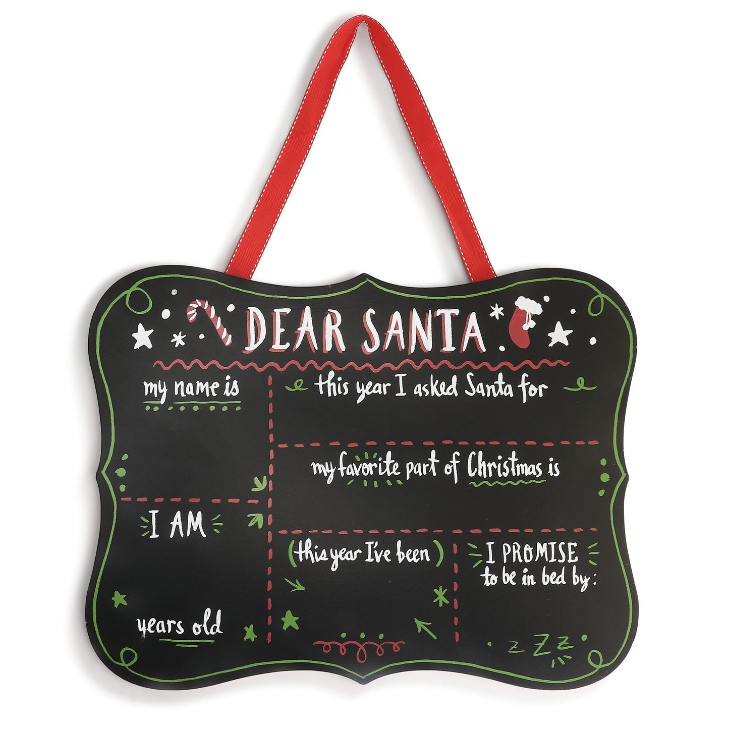 Dear Santa Chalkboard