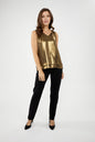 Metallic V-Neck Tank